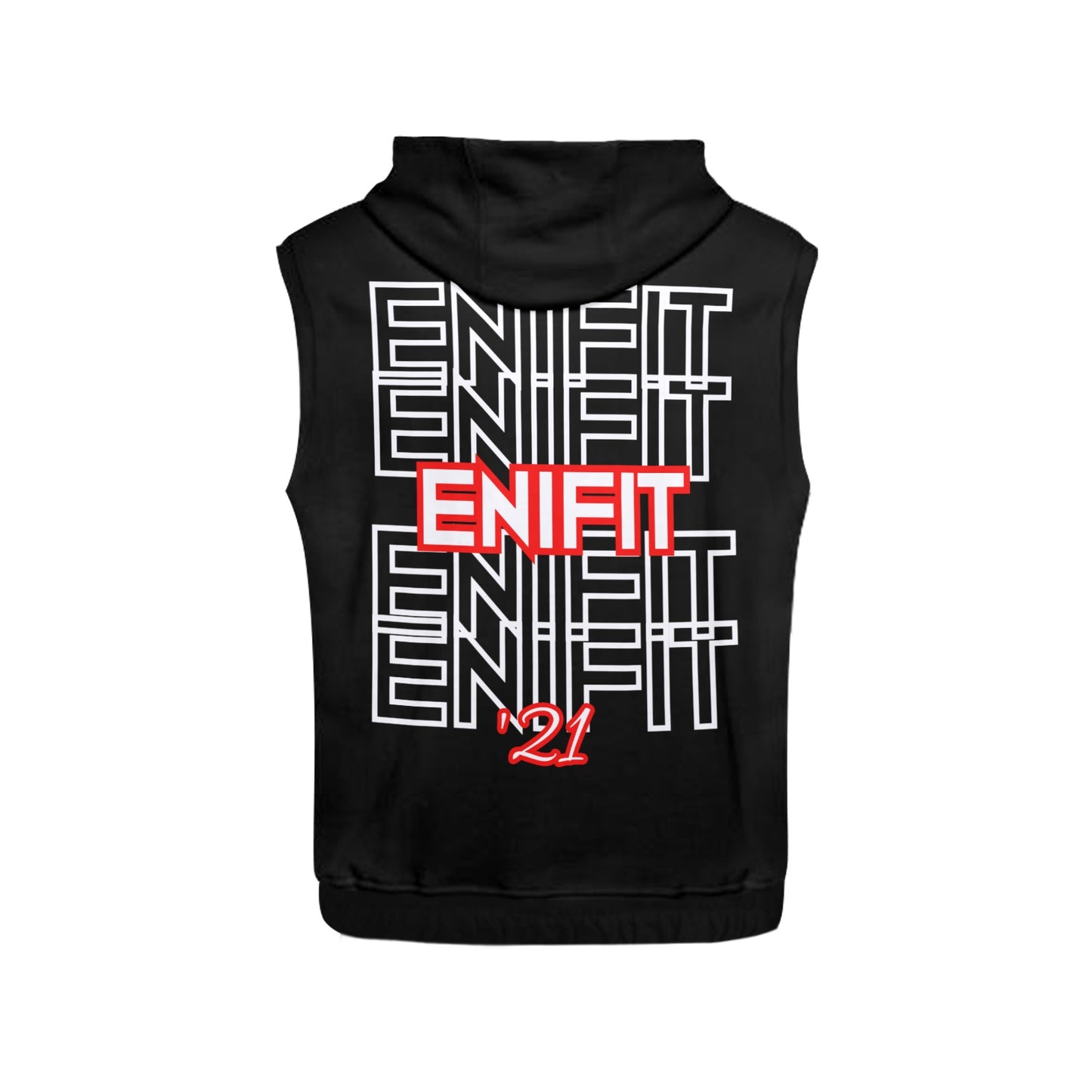 Mens Sleeveless Hoodie (Cascade)